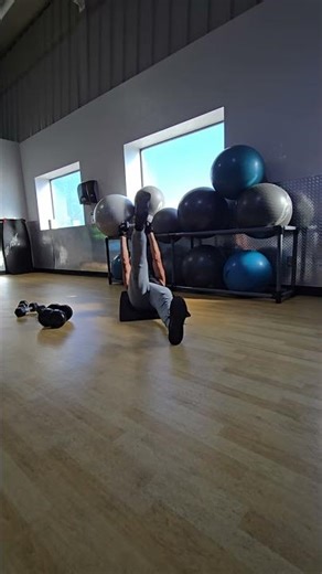 Chris Higby - Straight Leg Dead Bug with Dumbbell - Lower Abs Exercise Health & Fitness Journey