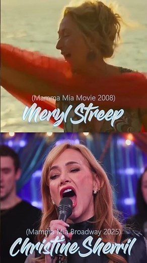 Who Sang It Best? Movie VS Broadway (Mamma Mia!) #broadway #movie