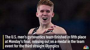 U.S. Men's Gymnastics Comes in 5th, Shut Out of All-Around Medals