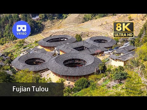 【VR180】Travel China: Fujian Tulou 福建土楼 | Hakka Walled Villages | 8K 60fps