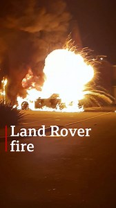 A Carmarthenshire woman claims her car caught fire, moments after she had parked it on her drive... | BBC Wales News