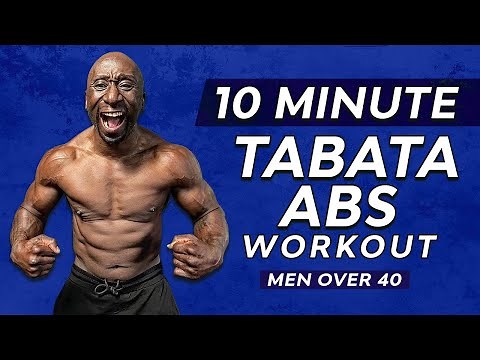 10 Minute Abs Workout - No Equipment - TABATA FOLLOW ALONG