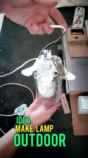 Diy | how to make lamp at home with bottle #diy #handmade #diycrafts