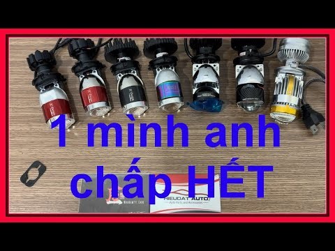 JC X1 2024 - Bi LED mini H4 dòng cao cấp - REVIEW và Test ánh sáng