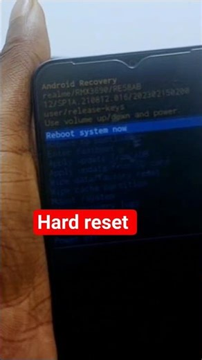 Realme C30s como formatar/how to hard reset Realm c30s without pc