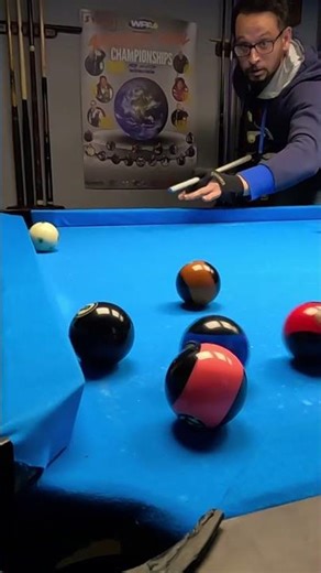 Breaking the wall for the win ⚪️🎱 #pool #spin #8ballpool #billiards #snookerskills
