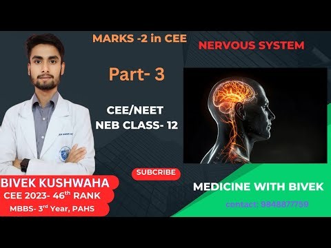CEE Nepal/ NEET |NEB Class-12| Nervous System| Nerve Impulse Conduction|Part-3|Bivek Sir