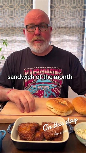 September 2023 Sandwich of the Month: The Rider — Pork Chop, Ricotta & Shakshuka
