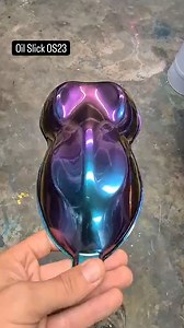 1.9K views · 23 reactions | Oil Slick patines OS23 https://www.stardustcolors.com/peinture-opalescente/1576-oil-slick.html #sculpture #art #chromesculpture #jeffkoons #coloredchrome #oilslick #artsculpture #carpaint #carpainting #custompaintedbikes #custompaint #opal #paint #colorshift #colorshiftpaint #opal #opalescent #chromepaint #trek #trekpaint #trekpainting #trekbikes | Stardustcolors, special effect paints and pigments | Facebook