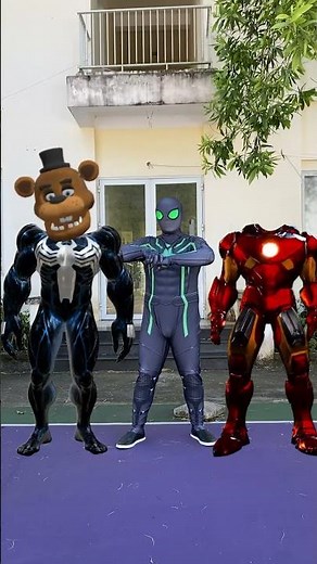 Spider Man rescues Venom and Iron Man but they fight 🤣 🤣 🤣 #shorts #funny