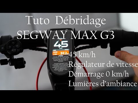Segway MAX G3/ZT3 Pro Unlocking Tutorial (5 minutes, easy but expensive)