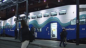 Sounder N line train cancelled Monday because of landslide risk