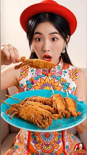 Chinese Girl Extreme Mukbang | Scorpion, Field Rat & Lobster Fast Eating ASMR