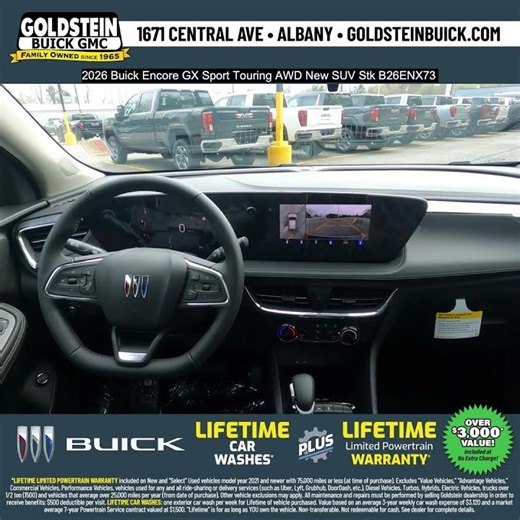 2026 Buick Encore GX Sport Touring AWD New SUV Stk B26ENX73