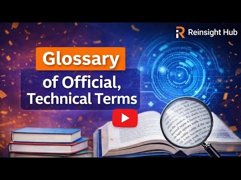 Glossary of official,technical terms ‪@reinsighthub‬