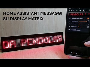 Home Assistant messages on the display