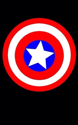 Try To create a captain America’s Shield with python tutorial graphics #python ￼￼