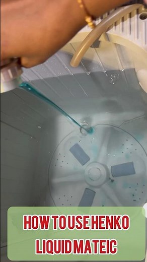 How to use henko liquid matric #howtouse