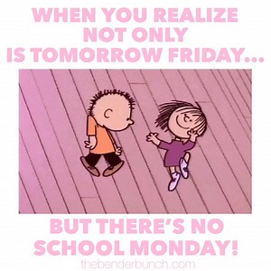 Yay! 😀 We have a 3-day weekend coming up!! 😍 ~via The Bender Bunch | We Teach Sped