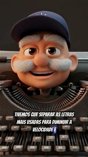 Por que as letras do teclado são bagunçadas? ⌨️ #curiosidades #tecnologia #shorts