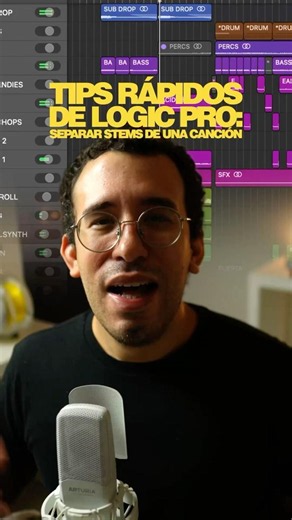 How to separate song stems directly in Logic Pro #logicpro #tip #monokromo #tutorial