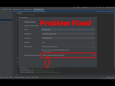 build configuration language in android studio