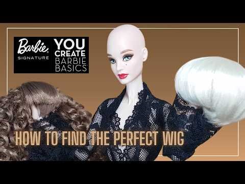 Barbie Signature You Create Barbie Basics Deluxe Kits - How to get a good wig for those bald heads!