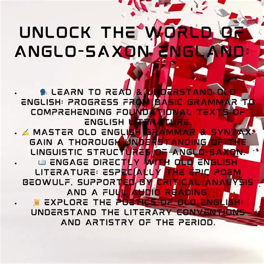 Learn Old English: Beowulf Ebook & Audio Bundle (PDF/MP3)