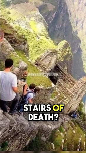 Climbing the Stairs of Death: Huayna Picchu’s Terrifying Path!#archaeology #history #mystery #facts
