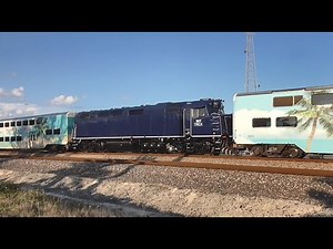 Look Who's Back In Service! Rebuilt Tri-Rail F40PH-3C 807 Running On Trains P684 & P689 4-25-21