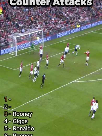 The Devastating Counter Attacks of Alex Ferguson's Manchester United