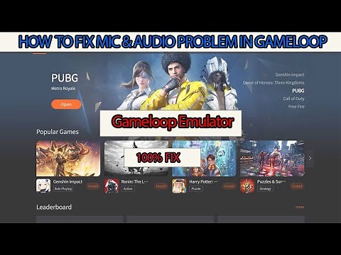 How to fix MIC/AUDIO issue in Gameloop- 2023| Official Emulator for PUBG Mobile - Tutorial 2
