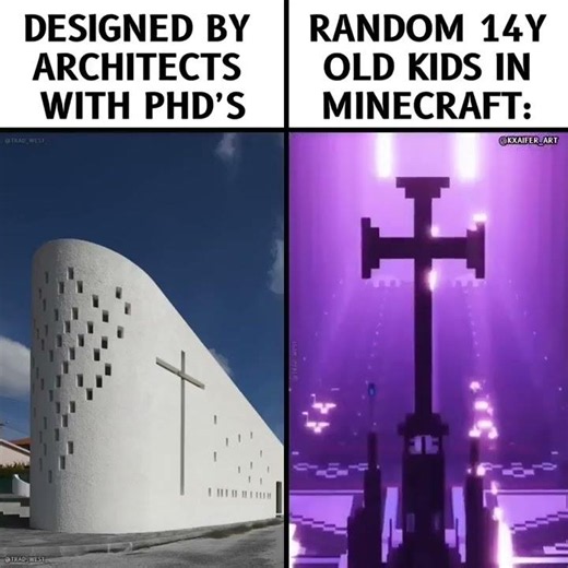 Average Minecraft Church