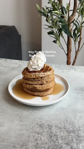 High Protein Waffles Recipe Without Protein Powder