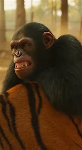 No One Expected the Chimp to Do THIS During a Tiger Attack