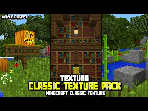 PACK DE TEXTURAS CLASICAS para MINECRAFT PE 1.19 * Minecraft Classic Texture Pack * TEXTURE PACK
