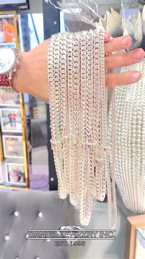 Daniel Jewelry Inc on Instagram: "Miami Cuban Silver at $4.50 a gram!!!! Crazy Deal for Handmade Miami Cubans. 7mm and up. We have plenty in stock. Text me at 305-330-3327. #custom #chain #cubanlink #cubanlinks #10k #14k #18k #jewelry #handmade #gold #goldsmith #boss #white #yellow #miamicubanlink #miamicubanlinks #miami #miamilife #dadecounty #miamilakes #cubanlinkchain #miamicuban #photooftheday #dedication #picoftheday #follow #instadaily #quality #finest #danieljewelryinc"