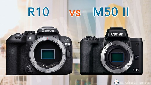 Canon EOS R10 vs M50 mark II - The 10 main differences - Mirrorless Comparison