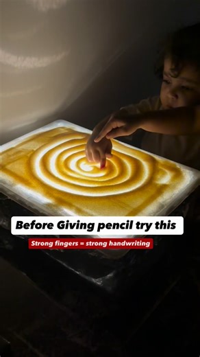 Yahvi Jain |Baby influencer | ✨ DIY Light Tracing Activity ✨ Turned a simple plastic box into a glowing sensory play setup 💡 Foil inside. Flashlights underneath. A... | Instagram