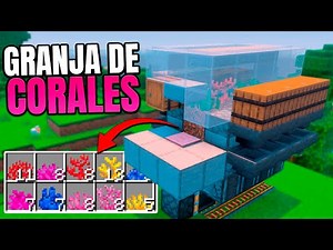 Coral Farm in Minecraft Bedrock 1.21+ with +1,000,000 ITEMS per hour! 🌊😱