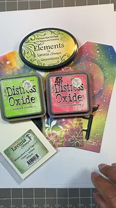 4K views · 305 reactions | How to use Distress Oxides to create a stunning background ✨ Join Amanda as she goes through a stunning technique where shes uses Distress Oxides to create a beautiful, vibrant card  you can find Distress Oxides here - https://laviniastamps.com/product-category/colour/ink-pads/distress-oxide/ | Lavinia Stamps | Facebook