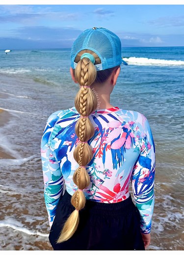 Hawaii Hairstyles: Bubble Braid Tutorial Part 3