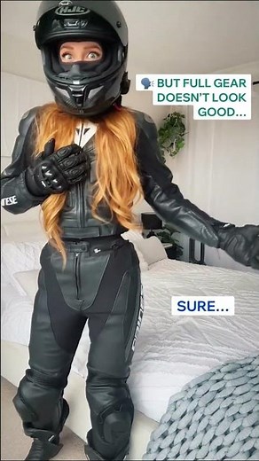 Female Riders: You Don’t Look Dumb in Gear 👏 #shorts