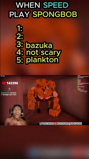 SPEED VS SPONGEBOB.EXE 😱😂”