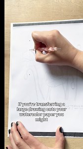 61K views · 450 reactions |  An easy way to transfer a drawing onto watercolor paper using carbon paper- bonus is that it also comes with styluses that you can use to add fine details while painting with watercolors! #watercolor #watercolortutorial #watercolorflorals #watercolortips | Painted Wildflowers | Facebook