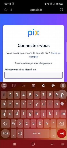 SE CONNECTER A PIX