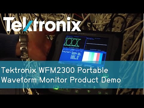 Tektronix WFM2300 Portable Waveform Monitor Product Demo