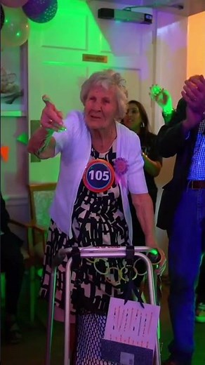 105-year-old dances at her birthday rave