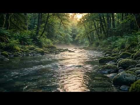 Secret Forest River | 30 Min ASMR Nature Soundscape for Meditation