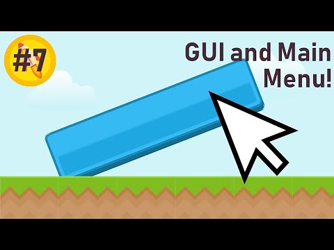 GDevelop 5 Platformer Tutorial #7 | Main menu buttons and Exit game!